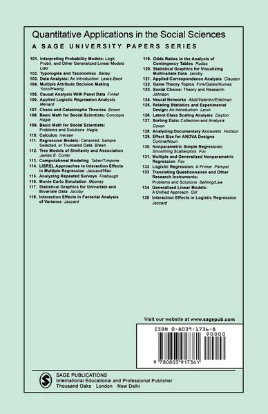 Produktbild: Unidimensional Scaling