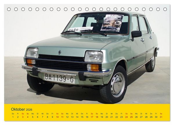 Produktbild: Automobile Tr&auml;ume der 70er (Tischkalender 2026 DIN A5 quer), CALVENDO Monatskalender