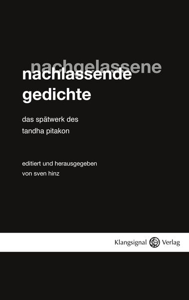 Produktbild: Nachlassende Gedichte