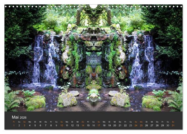 Produktbild: Spiegelwelten - Im Reich der Naturwesen (Wandkalender 2026 DIN A3 quer), CALVENDO Monatskalender