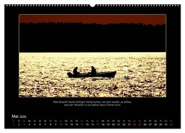 Produktbild: Freundschaft (hochwertiger Premium Wandkalender 2026 DIN A2 quer), Kunstdruck in Hochglanz