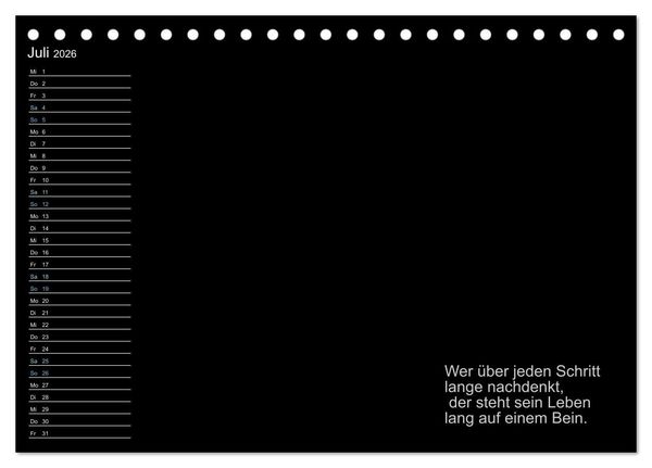 Produktbild: Mein Pers&ouml;nlicher Kalender (Tischkalender 2026 DIN A5 quer), CALVENDO Monatskalender
