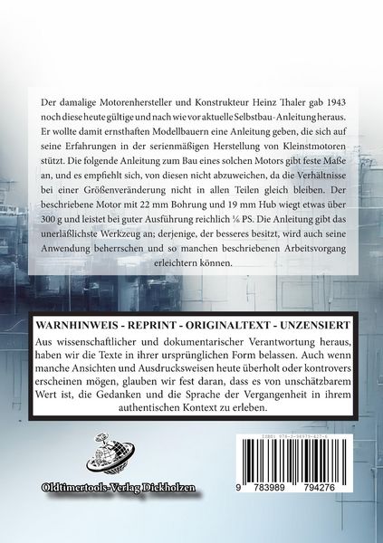Produktbild: Selbstbau von Benzinmotoren f&uuml;r Flugmodelle