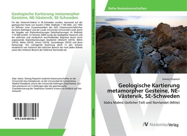 Produktbild: Geologische Kartierung metamorpher Gesteine, NE-V&auml;stervik, SE-Schweden
