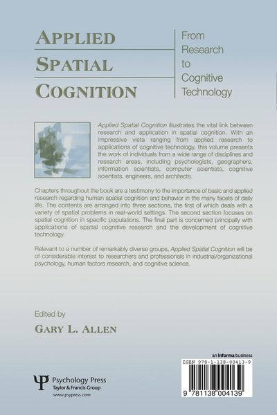 Produktbild: Applied Spatial Cognition