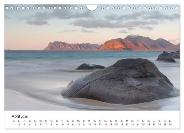 Produktbild: Wo die Wellen tanzen (Wandkalender 2026 DIN A4 quer), CALVENDO Monatskalender
