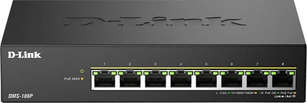 D-Link DMS-108P/E DMS-108P/E Netzwerk Switch RJ45 PoE-Funktion