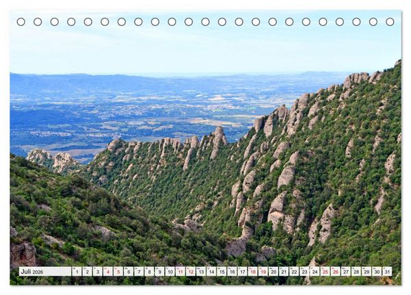 Produktbild: MONTSERRAT in Katalonien (Tischkalender 2026 DIN A5 quer), CALVENDO Monatskalender