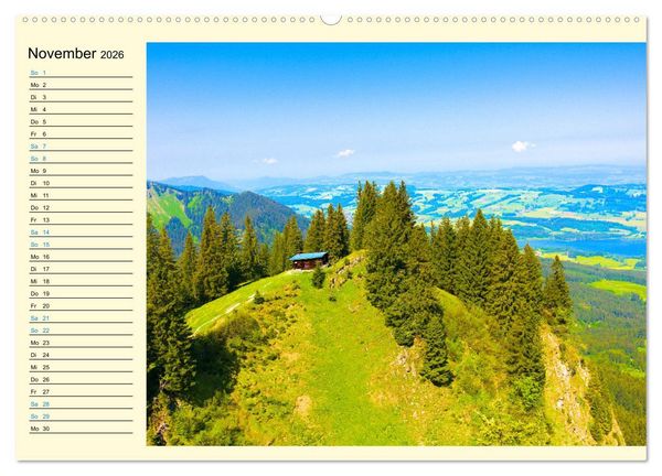 Produktbild: Bayern - Idylle zwischen Allg&auml;u und Bayerischen Alpen (Wandkalender 2026 DIN A2 quer), CALVENDO Monatskalender