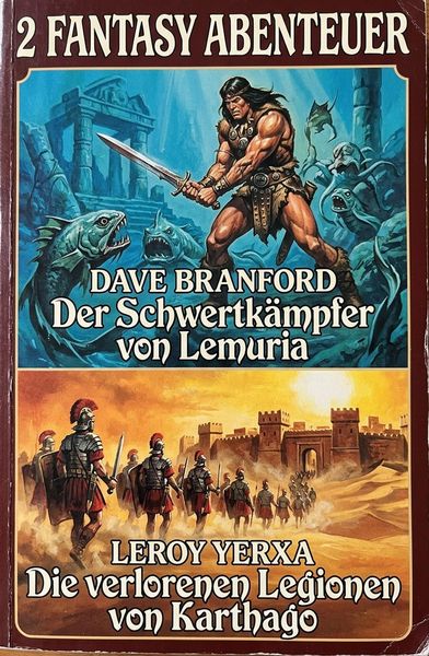 Produktbild: 2 Fantasy Abenteuer: Der Schwertk&auml;mpfer von Lemuria / Die verlorenen Legionen von Karthago