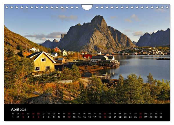 Produktbild: Norwegen (Wandkalender 2026 DIN A4 quer), CALVENDO Monatskalender
