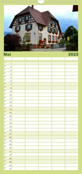 Produktbild: Familienplaner Malerisches Murgtal (Wandkalender 2022 , 21 cm x 45 cm, hoch)