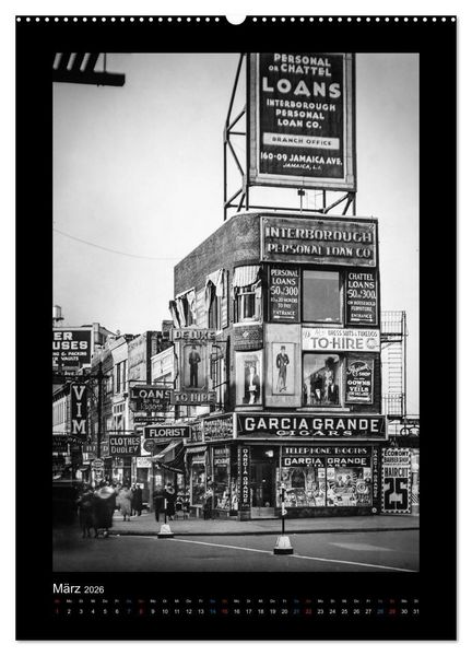 Produktbild: New York in Ansichten von 1936 (Wandkalender 2026 DIN A2 hoch), CALVENDO Monatskalender