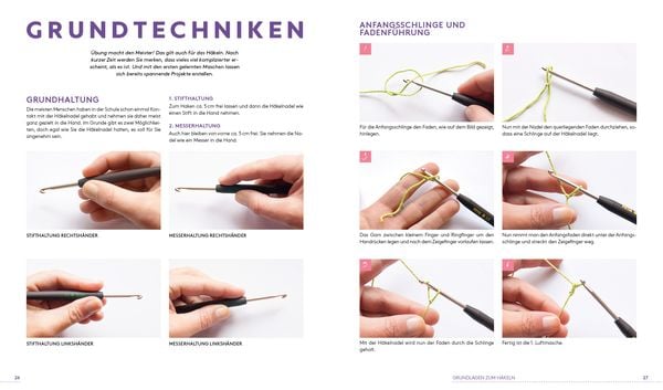 Produktbild: Meine gro&szlig;e H&auml;kelschule &ndash; Alles f&uuml;r den perfekten Einstieg &ndash; Das Standardwerk