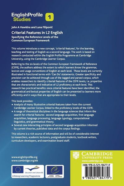 Produktbild: Criterial Features in L2 English