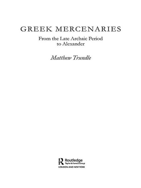 Produktbild: Greek Mercenaries
