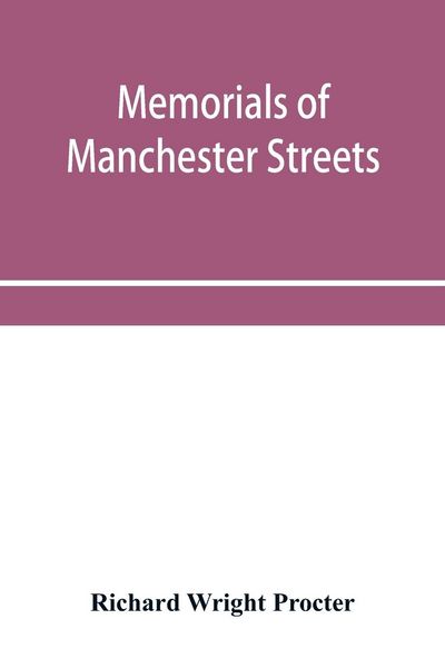 Produktbild: Memorials of Manchester streets