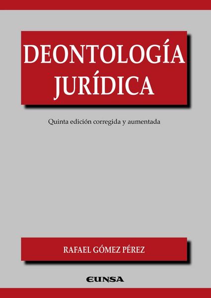 Produktbild: Deontolog&iacute;a jur&iacute;dica