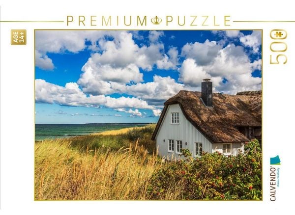 CALVENDO Puzzle Spätsommertag am Meer | 500 Teile Lege-Größe 48 × 36 cm Foto-Puzzle für Erwachsene