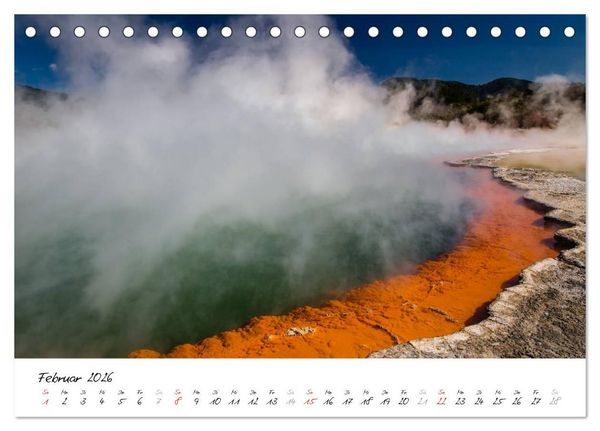 Produktbild: Neuseeland - Streifzug &uuml;ber die Nordinsel / CH-Version (Tischkalender 2026 DIN A5 quer), CALVENDO Monatskalender