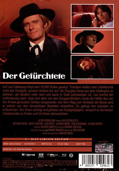Produktbild: Der Gef&uuml;rchtete - Mediabook - Cover C - Limited Edition (Blu-ray+DVD)