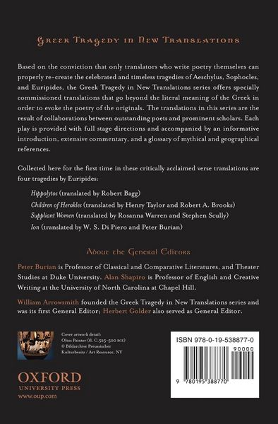 Produktbild: The Complete Euripides, Volume III