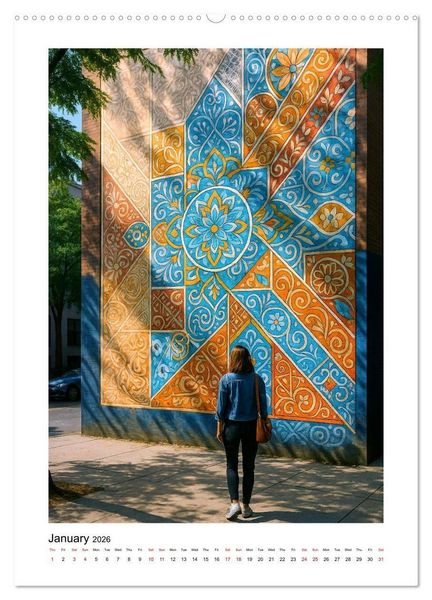 Produktbild: Facades tell Stories (Wall Calendar 2026 DIN A2 portrait), CALVENDO 12 Month Wall Calendar