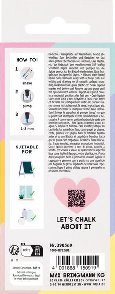 Produktbild: Kreidemarker-Set Pastel 5er