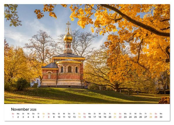 Produktbild: Bad Homburg - Die Perle im Hochtaunus (Wandkalender 2026 DIN A4 quer), CALVENDO Monatskalender