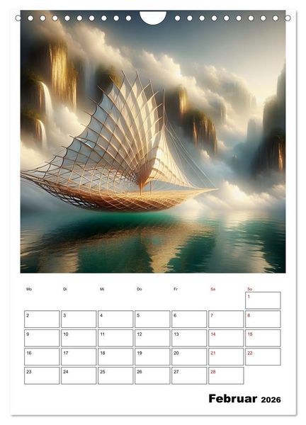Produktbild: Geflochtene Kunstwelten (Wandkalender 2026 DIN A4 hoch), CALVENDO Monatskalender