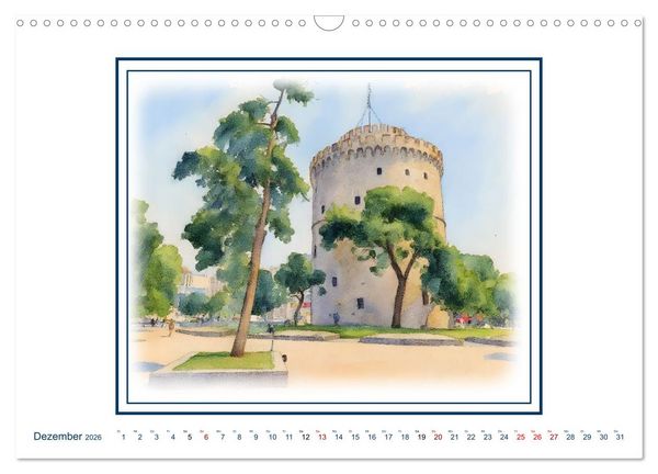 Produktbild: Urlaubsparadies Griechenland (Wandkalender 2026 DIN A3 quer), CALVENDO Monatskalender