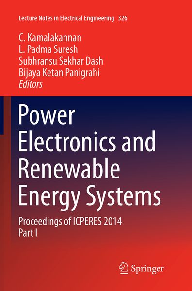 Produktbild: Power Electronics and Renewable Energy Systems