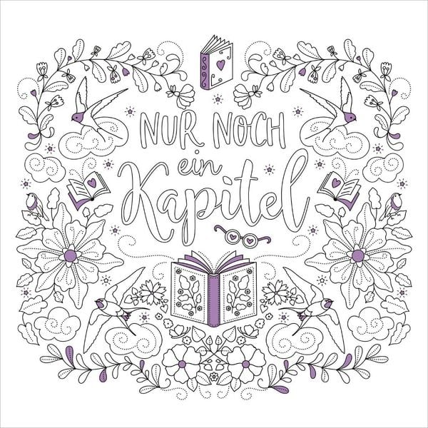 Produktbild: I Love Books &ndash; Ausmalbuch
