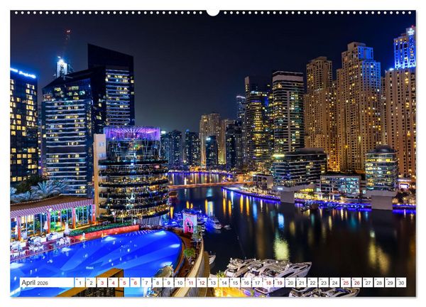 Produktbild: Dubai - Das achte Weltwunder (hochwertiger Premium Wandkalender 2026 DIN A2 quer), Kunstdruck in Hochglanz