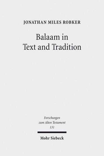 Produktbild: Balaam in Text and Tradition