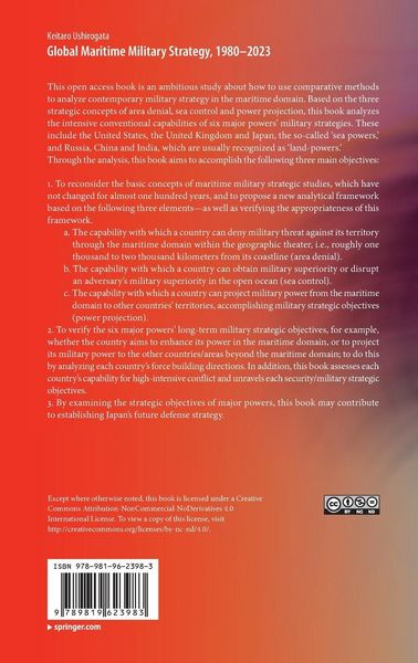 Produktbild: Global Maritime Military Strategy, 1980&ndash;2023