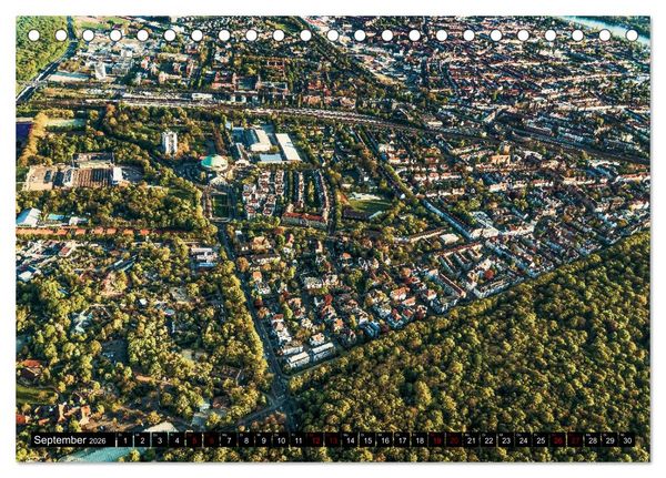 Produktbild: Hannover - Luftige Einblicke (Tischkalender 2026 DIN A5 quer), CALVENDO Monatskalender