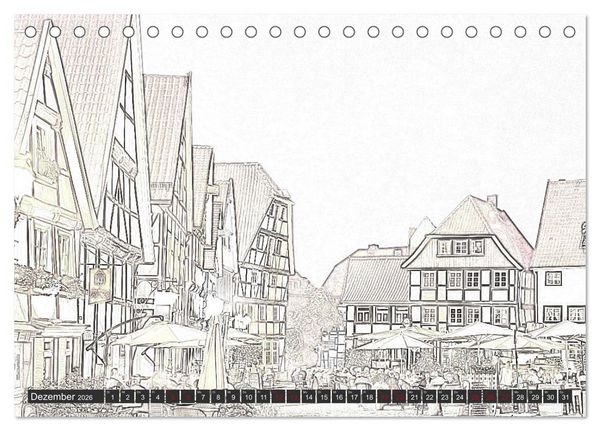Produktbild: MAL-TOUR Deutschland (Tischkalender 2026 DIN A5 quer), CALVENDO Monatskalender