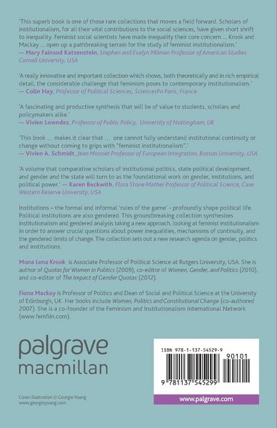 Produktbild: Gender, Politics and Institutions