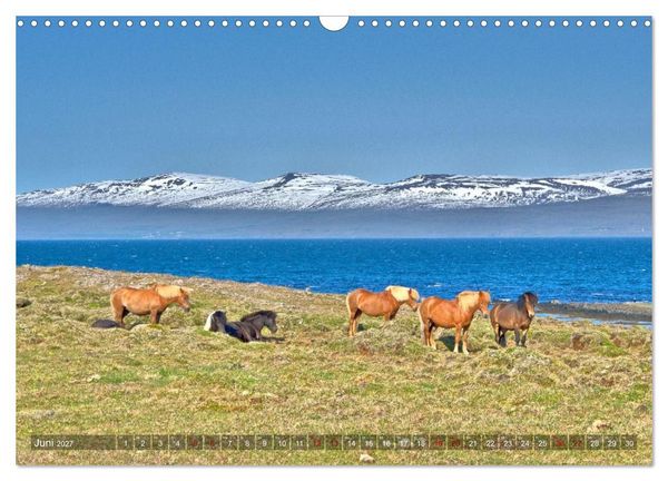 Produktbild: Island - Landschaften, Natur und Licht (Wandkalender 2027 DIN A3 quer), CALVENDO Monatskalender