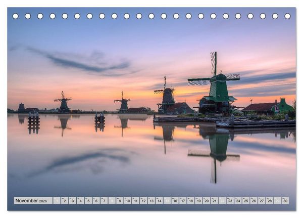 Produktbild: Wundersch&ouml;ne Niederlande (Tischkalender 2026 DIN A5 quer), CALVENDO Monatskalender