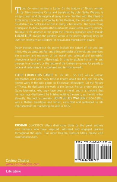 Produktbild: On the Nature of Things