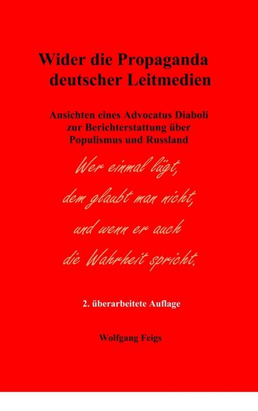 Produktbild: Wider die Propaganda deutscher Leitmedien