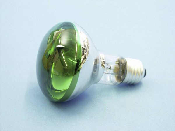Produktbild: Eurolite 9210410U Gl&uuml;hlampe E27 Reflektor 60W Gr&uuml;n (&Oslash; x L) 80mm x 110mm 1St.