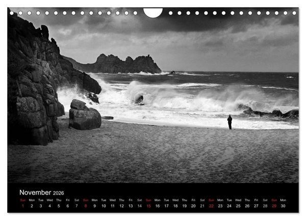 Produktbild: Waves in Cornwall (Wall Calendar 2026 DIN A4 landscape), CALVENDO 12 Month Wall Calendar