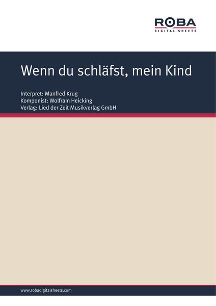 Produktbild: Wenn du schl&auml;fst, mein Kind