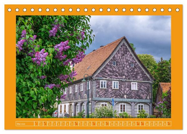 Produktbild: Umgebindeh&auml;user in der sch&ouml;nen Oberlausitz (Tischkalender 2026 DIN A5 quer), CALVENDO Monatskalender
