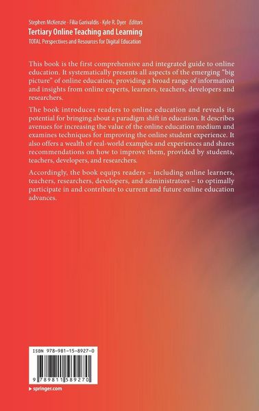 Produktbild: Tertiary Online Teaching and Learning