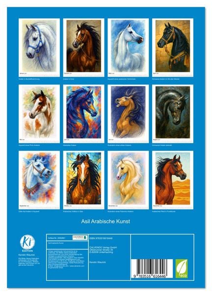 Produktbild: Asil Arabische Kunst (Wandkalender 2026 DIN A4 hoch), CALVENDO Monatskalender