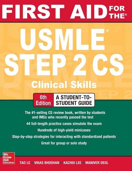 Produktbild: First Aid For The Usmle Step 2 Cs